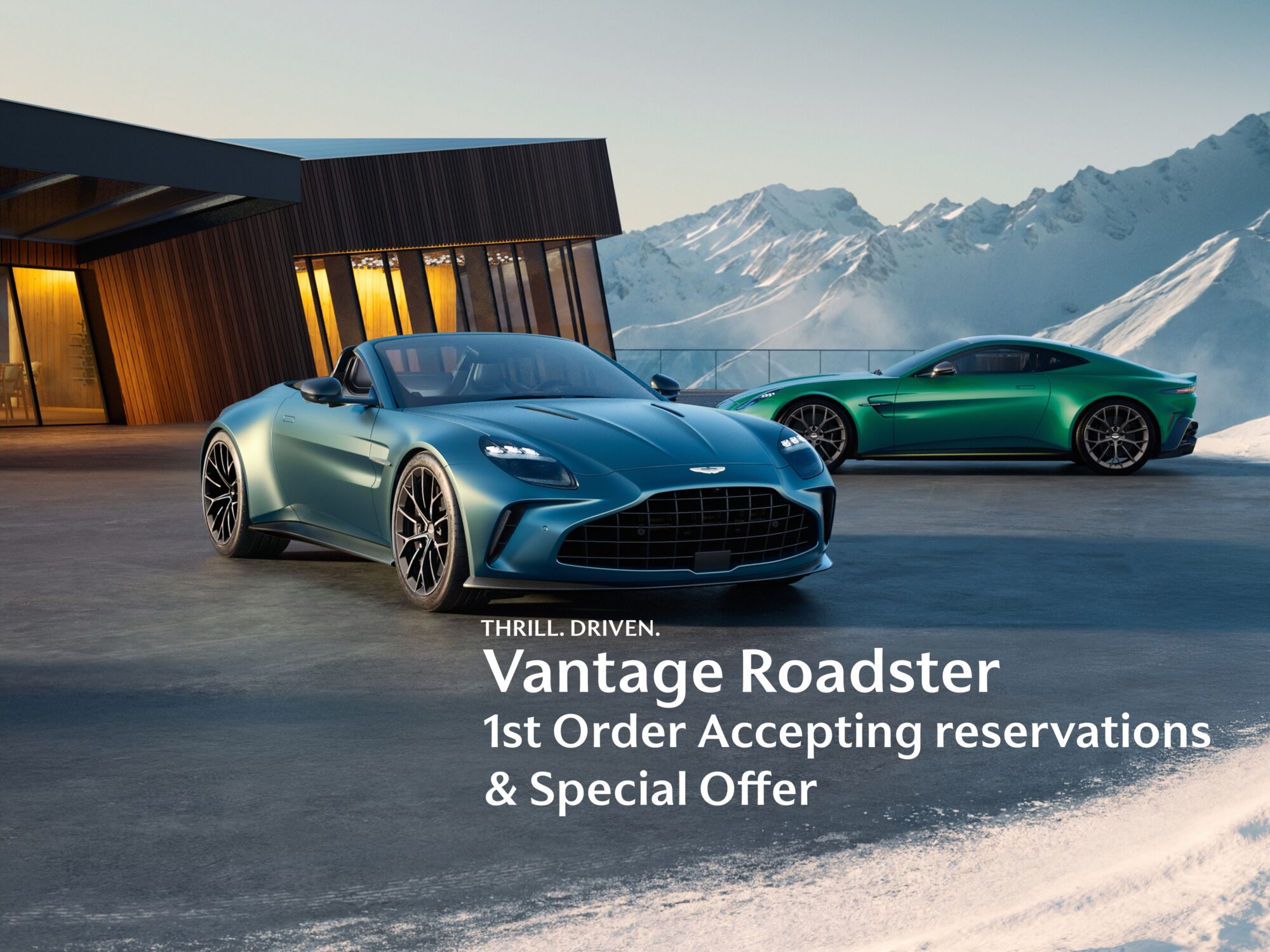 Vantage Roadster 1st Order Accepting reservations&Special Offer